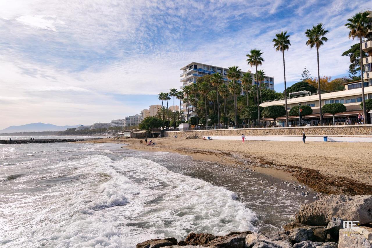 Nuevo Y Lujoso Apartamento En Marbella Centro A Pie De Playa 625 Exteriör bild